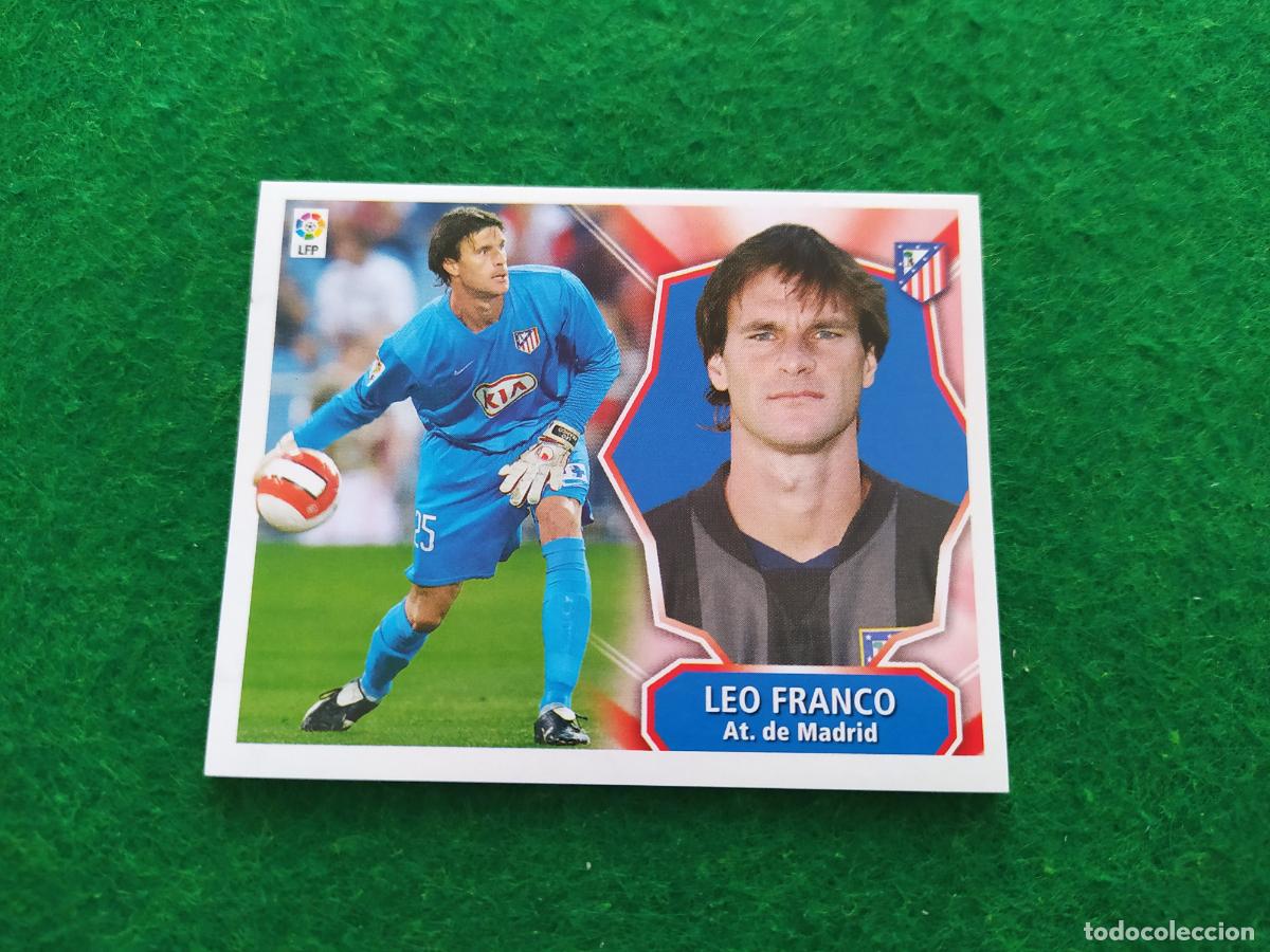 Fu&szlig;ball-Sticker: Liga este 2008 2009 08 09 nuevo sin pegar - ATLETICO DE MADRID - LEO FRANCO