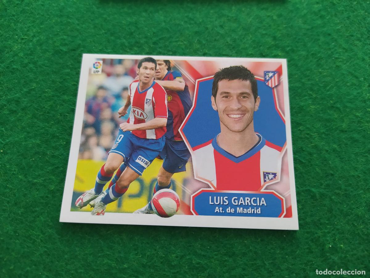 Football Stickers: Liga este 2008 2009 08 09 nuevo sin pegar - ATLETICO DE MADRID - LUIS GARCIA