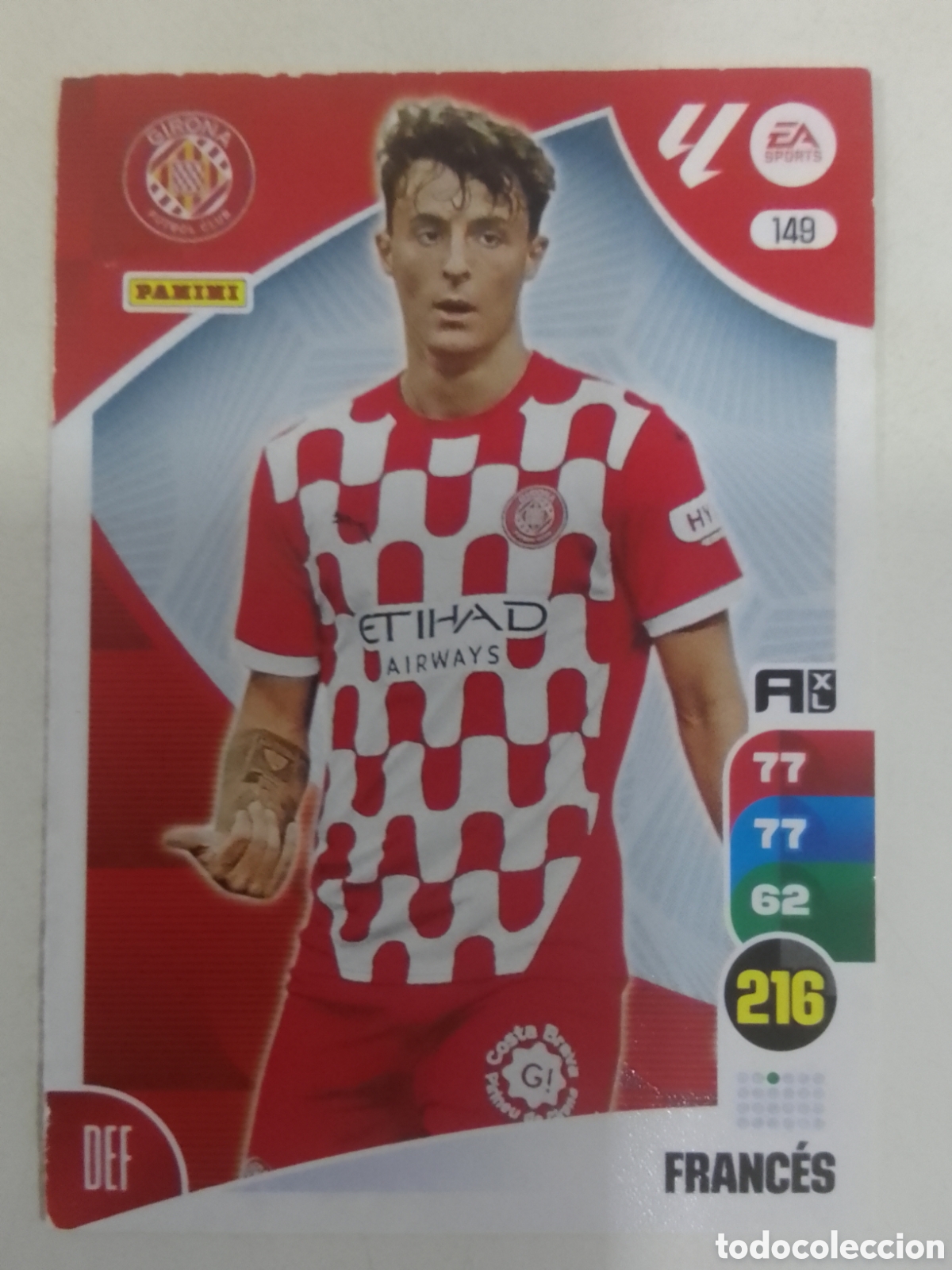 Cromos de F&uacute;tbol: Adrenalyn XL 2024-25 n&deg; 149 Franc&eacute;s &bull; Girona.