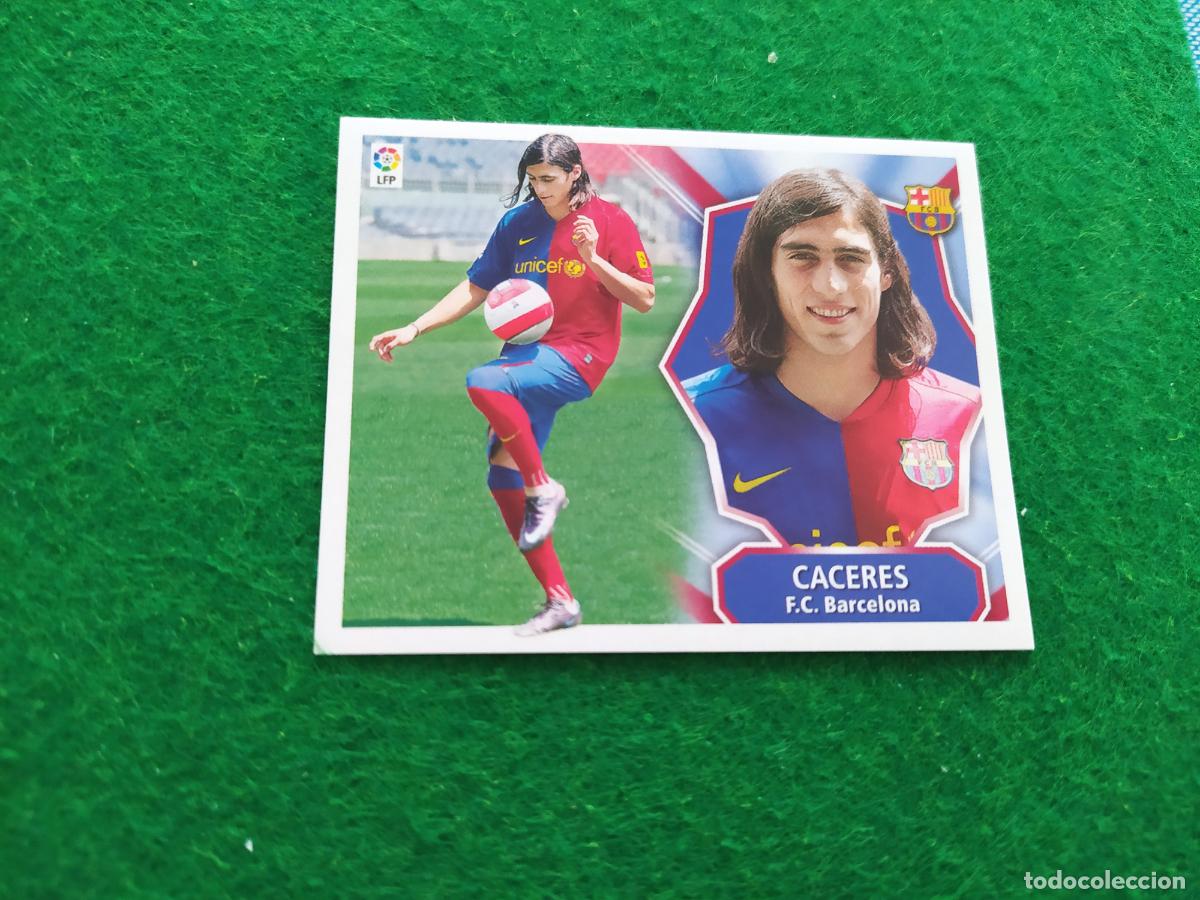 Cromos de F&uacute;tbol: Liga este 2008 2009 08 09 nuevo sin pegar - FC BARCELONA - CACERES