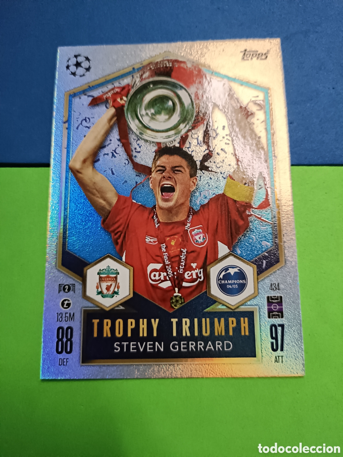 Cromos de F&uacute;tbol: Match Attax Topps 2024 2025 24 25 - Trophy Triumph 434 Gerrard