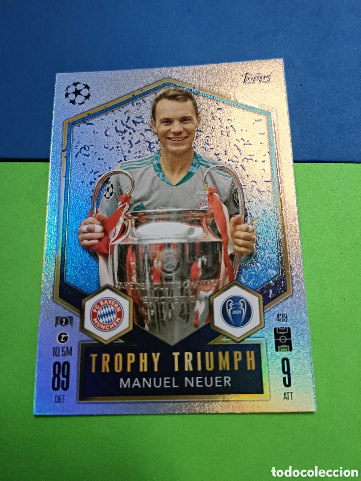 Cromos de F&uacute;tbol: Match Attax Topps 2024 2025 24 25 - Trophy Triumph 439 Neuer