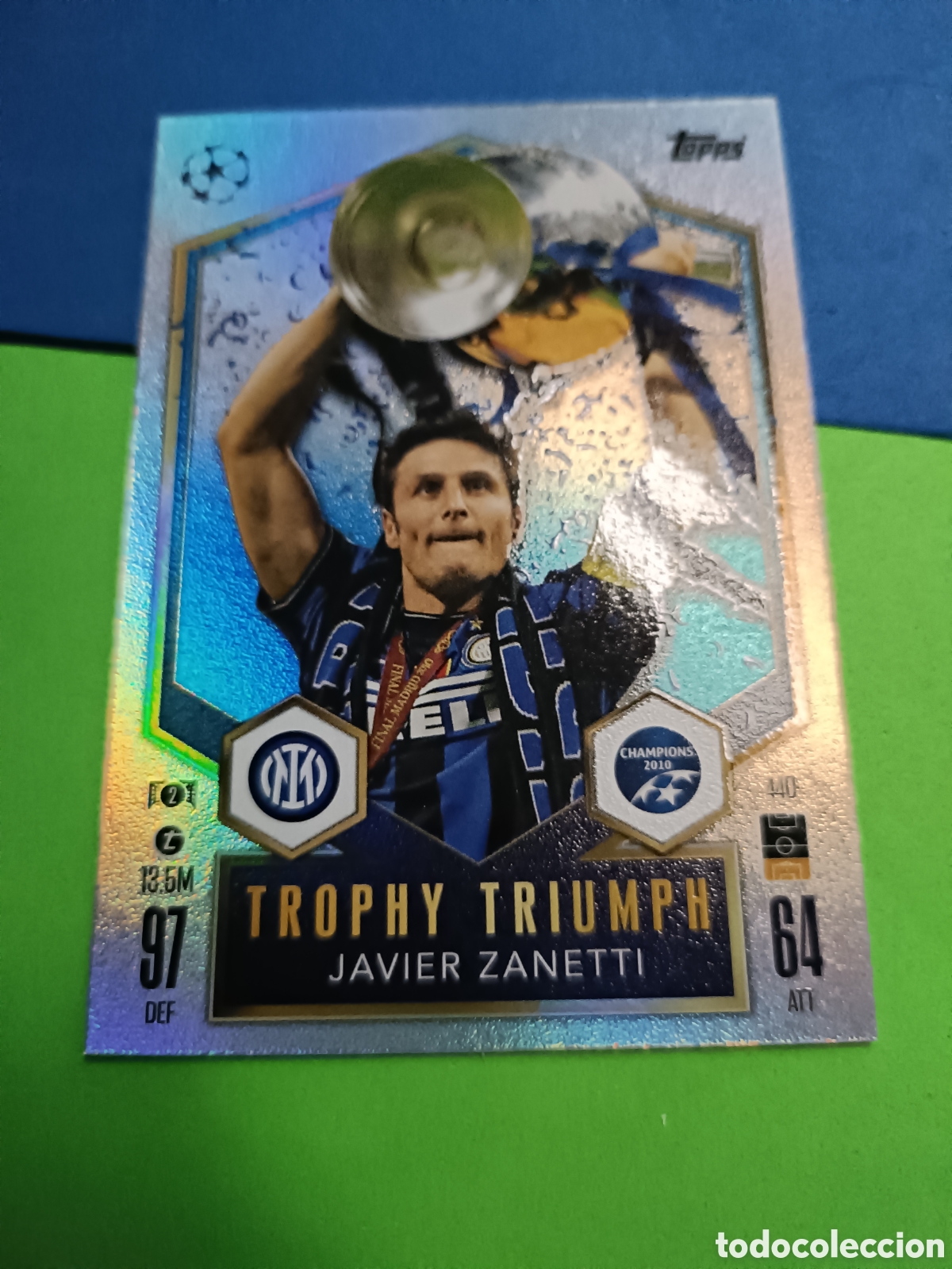 Cromos de F&uacute;tbol: Match Attax Topps 2024 2025 24 25 - Trophy Triumph 440 Zanetti