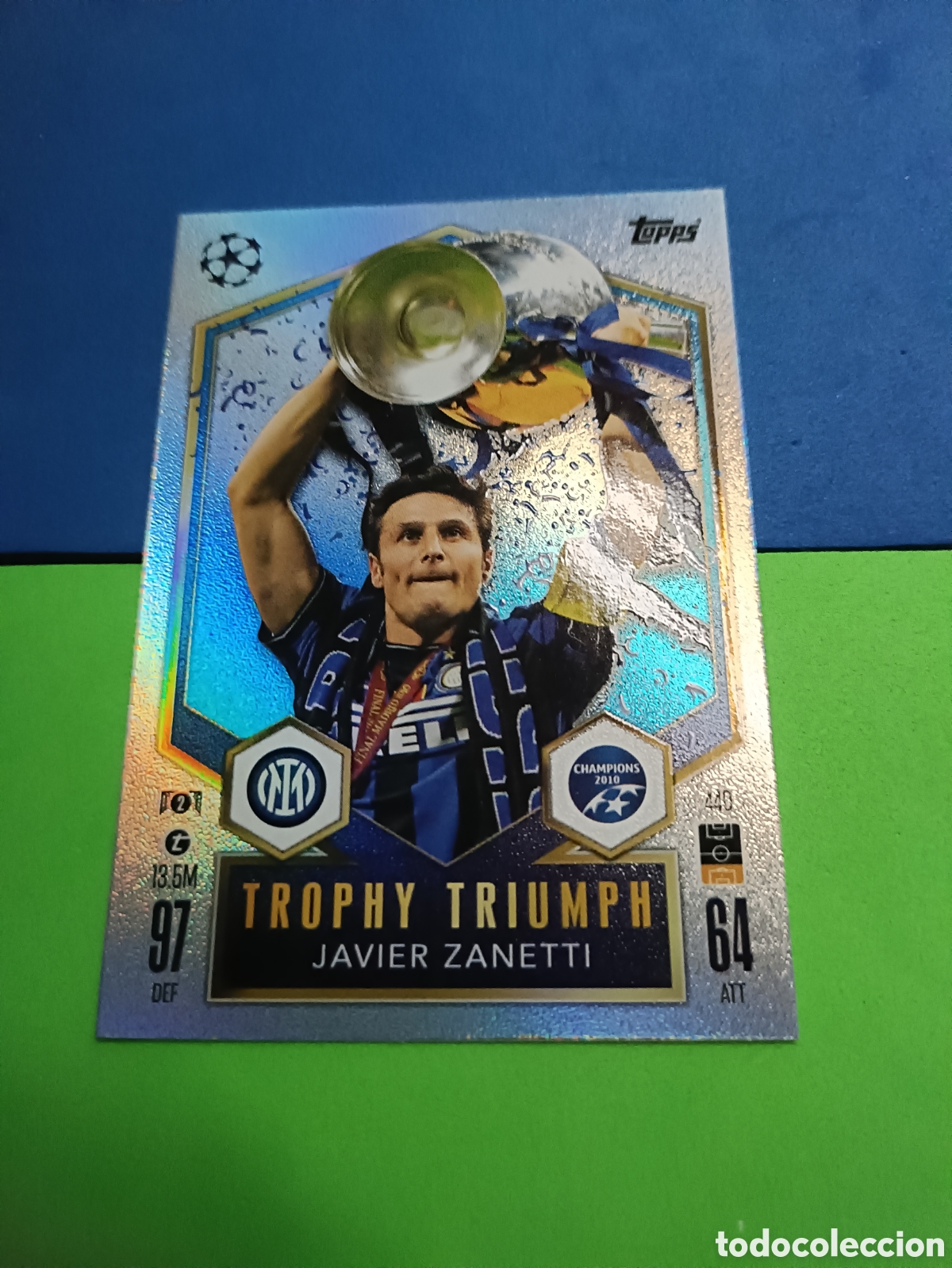 Cromos de F&uacute;tbol: Match Attax Topps 2024 2025 24 25 - Trophy Triumph 440 Zanetti