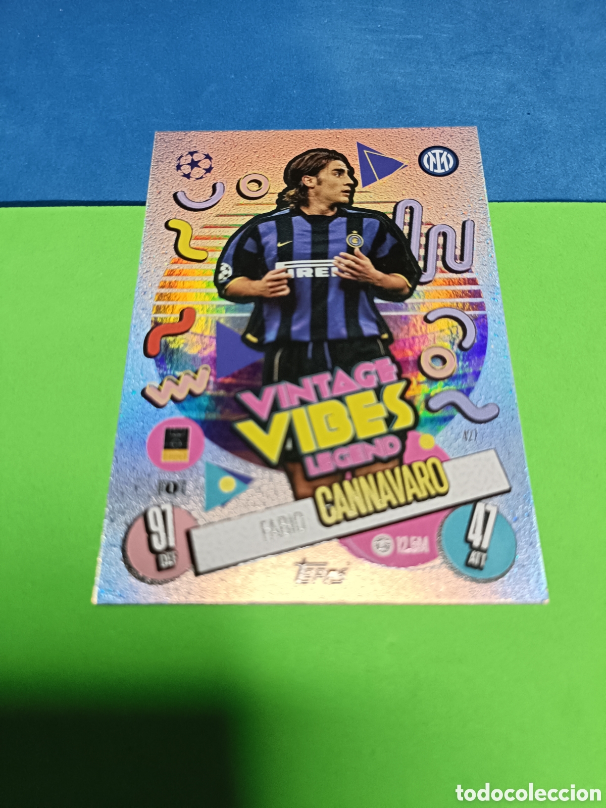 Cartes &agrave; collectionner de Football: Match Attax Topps 2024 2025 24 25 - Vintage Vibes 427 Cannavaro