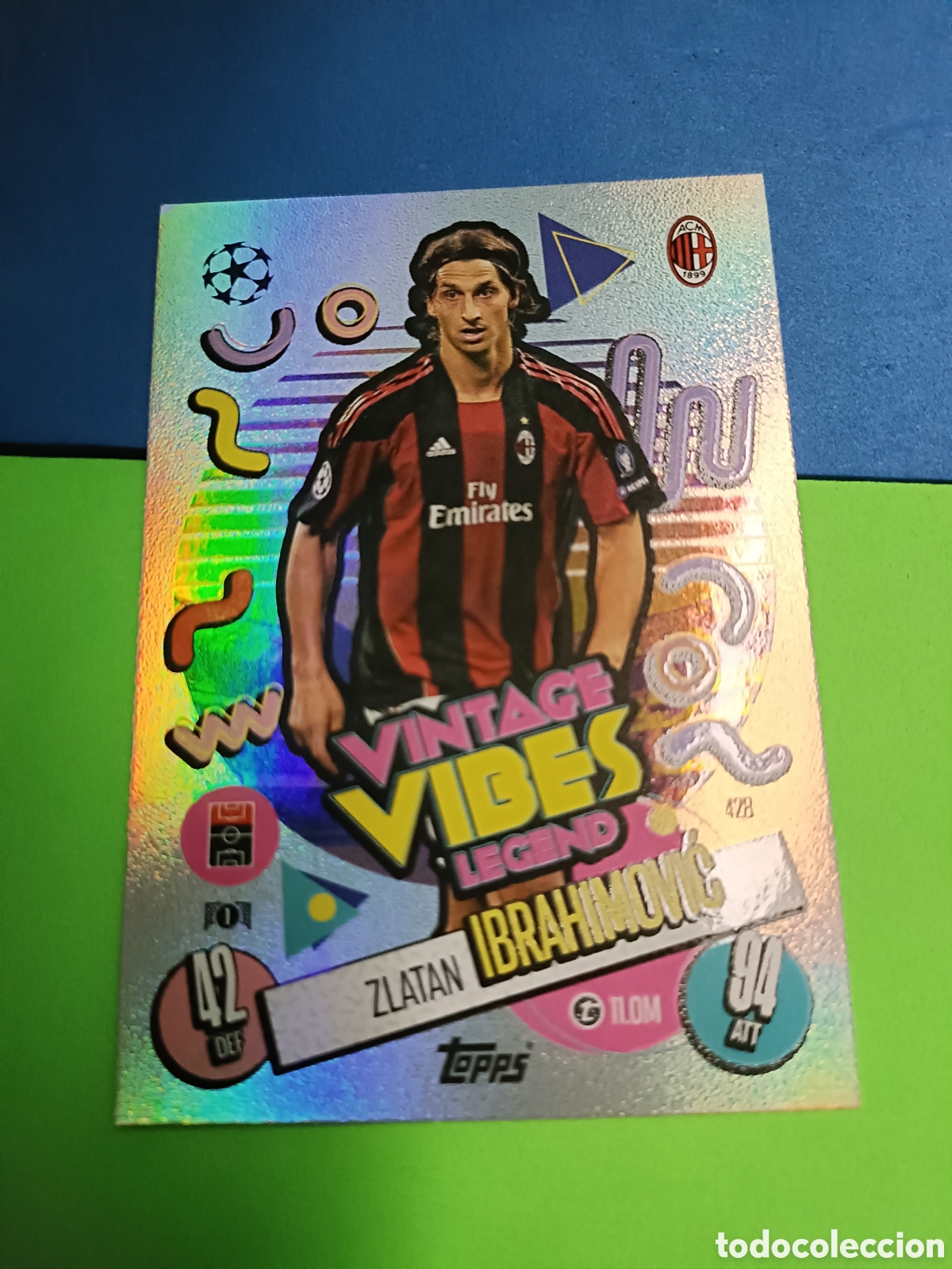 Cromos de F&uacute;tbol: Match Attax Topps 2024 2025 24 25 - Vintage Vibes 428 Ibrahimovic
