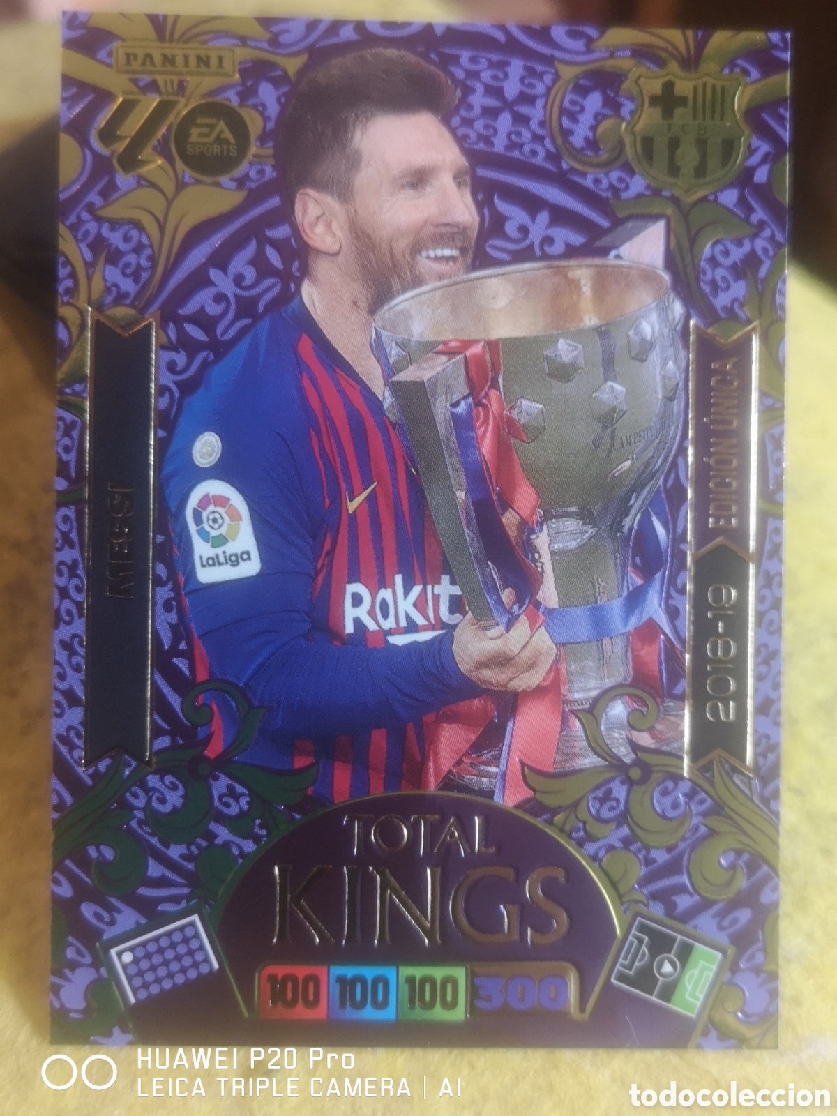 Cromos de Futebol: MESSI TOTAL KINGS EDICI&Oacute;N &Uacute;NICA 2018 2019 ADRENALYN 2025 2026