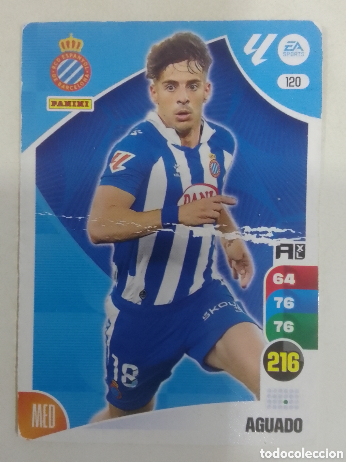 Cromos de F&uacute;tbol: Adrenalyn XL 2024-25 n&deg; 120 Aguado &bull; Espanyol.