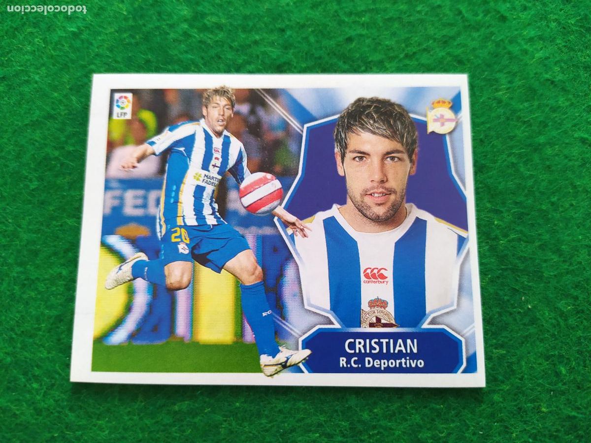 Cartes &agrave; collectionner de Football: Liga este 2008 2009 08 09 nuevo sin pegar - DEPORTIVO DE LA CORU&Ntilde;A- CRISTIAN