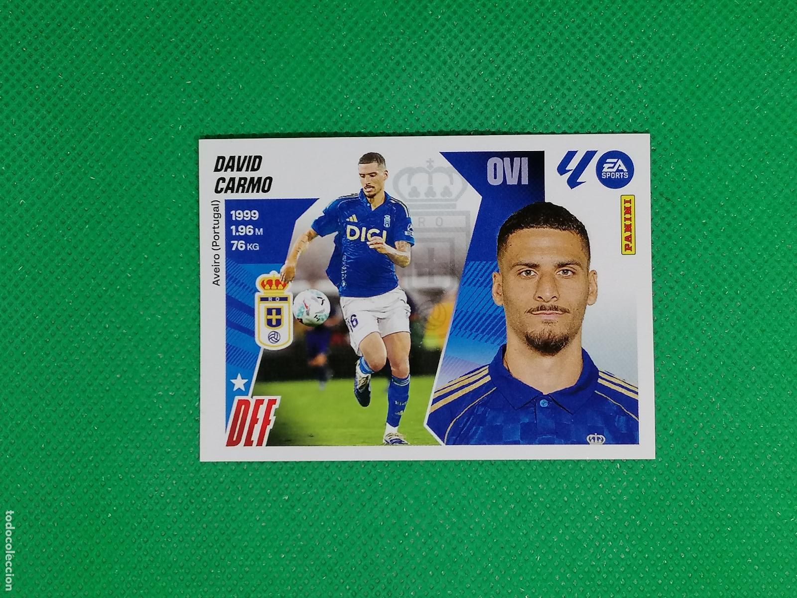 Cromos de F&uacute;tbol: 61 DAVID CARMO OVIEDO ULTIMOS FICHAJES ⚽ PANINI LIGA ESTE 25 26 2025 2026 ⚽