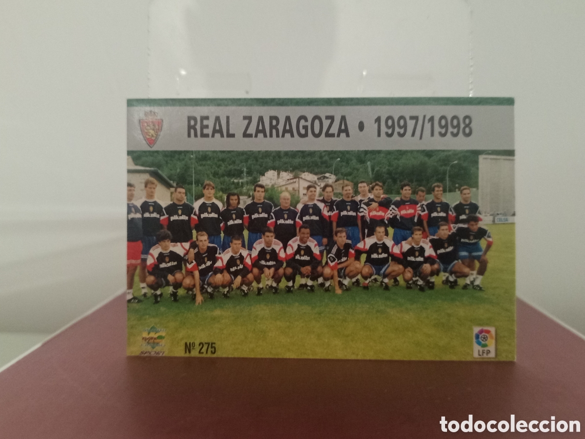 Cromos de F&uacute;tbol: ❇️ CROMO ⚽ ZARAGOZA PLANTILLA 275 1997 1998 97 98 MUNDICROMO ❇️