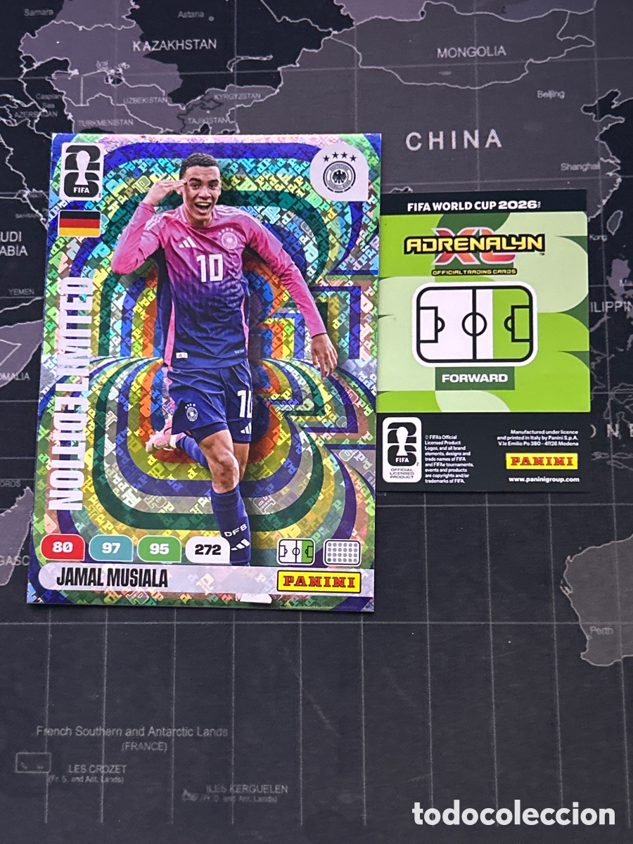 Cromos de F&uacute;tbol: MUSIALA (ALEMANIA) EDICION LIMITADA LIMITED EDITION XXL PANINI ADRENALYN XL FIFA WORLD CUP 2026 26