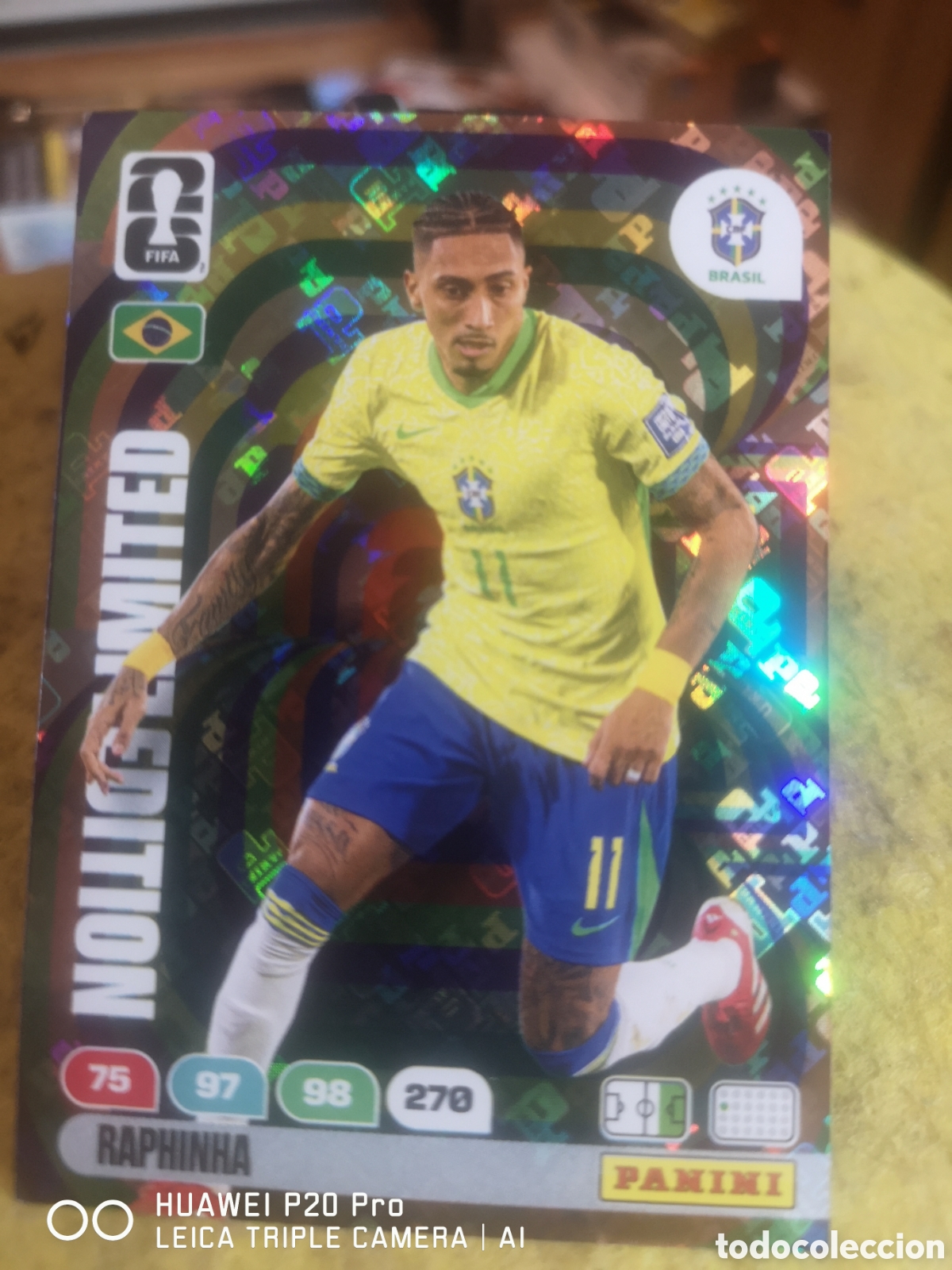 Cromos de F&uacute;tbol: ADRENALYN XL FIFA WORLD CUP 2026 RAPHINHA LIMITED EDITION - BRASIL
