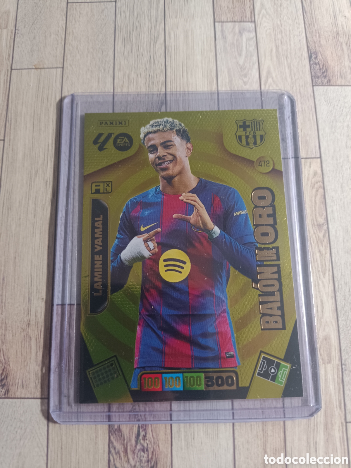 Football Stickers: 472 LAMINE YAMAL BAL&Oacute;N DE ORO ADRENALYN XL 2025 2026 PANINI 25 26