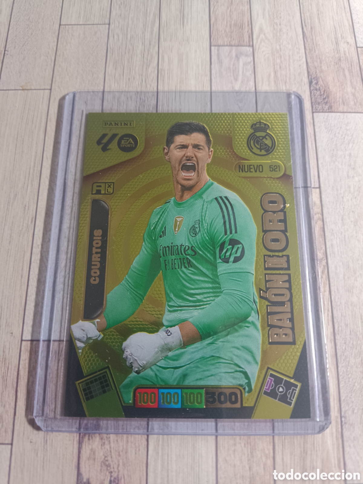 Football Stickers: 521 COURTOIS NUEVO BALON DE ORO REAL MADRID ADRENALYN XL 2025 2026 PANINI 25 26
