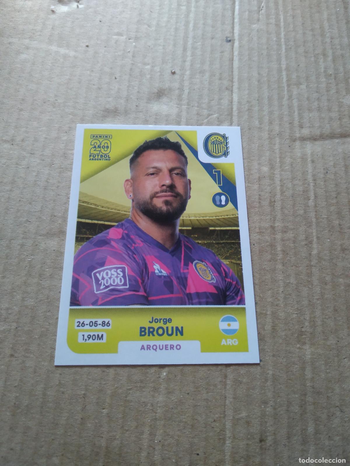 Football Stickers: ROS 2 JORGE BROUN ROSARIO CENTRAL CROMO FUTBOL ARGENTINO PANINI LIGA ARGENTINA 2025