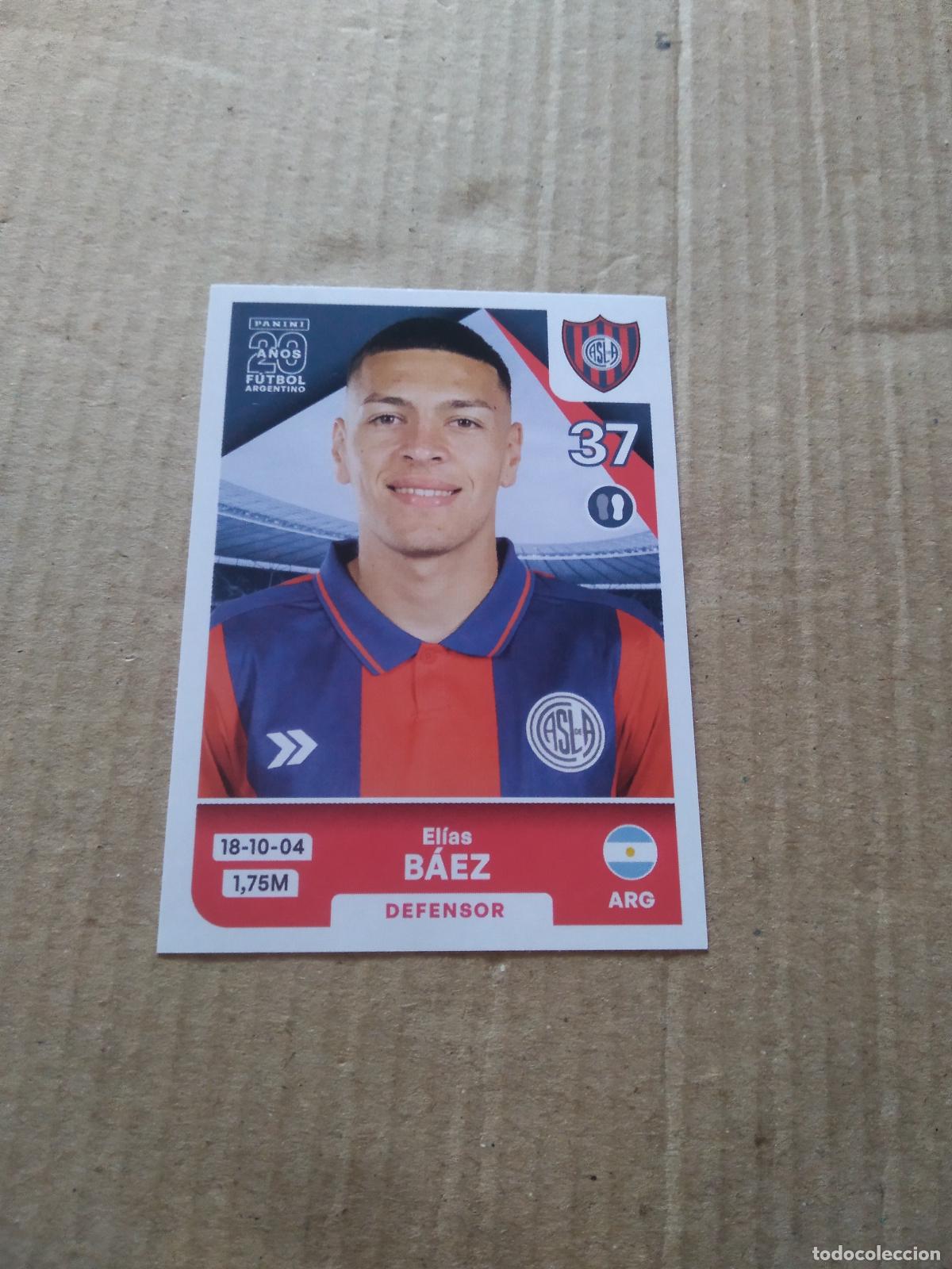 Cromos de F&uacute;tbol: SLO 8 ELIAS BAEZ SAN LORENZO CROMO FUTBOL ARGENTINO PANINI LIGA ARGENTINA 2025
