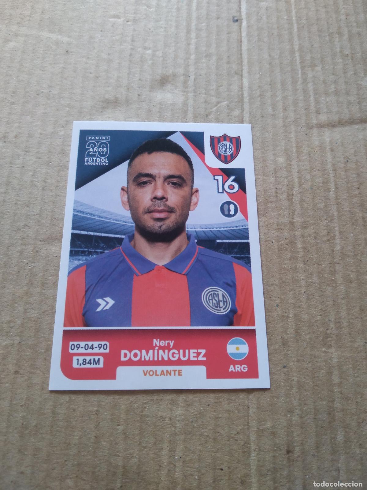 Cromos de F&uacute;tbol: SLO 11 NERY DOMINGUEZ SAN LORENZO CROMO FUTBOL ARGENTINO PANINI LIGA ARGENTINA 2025
