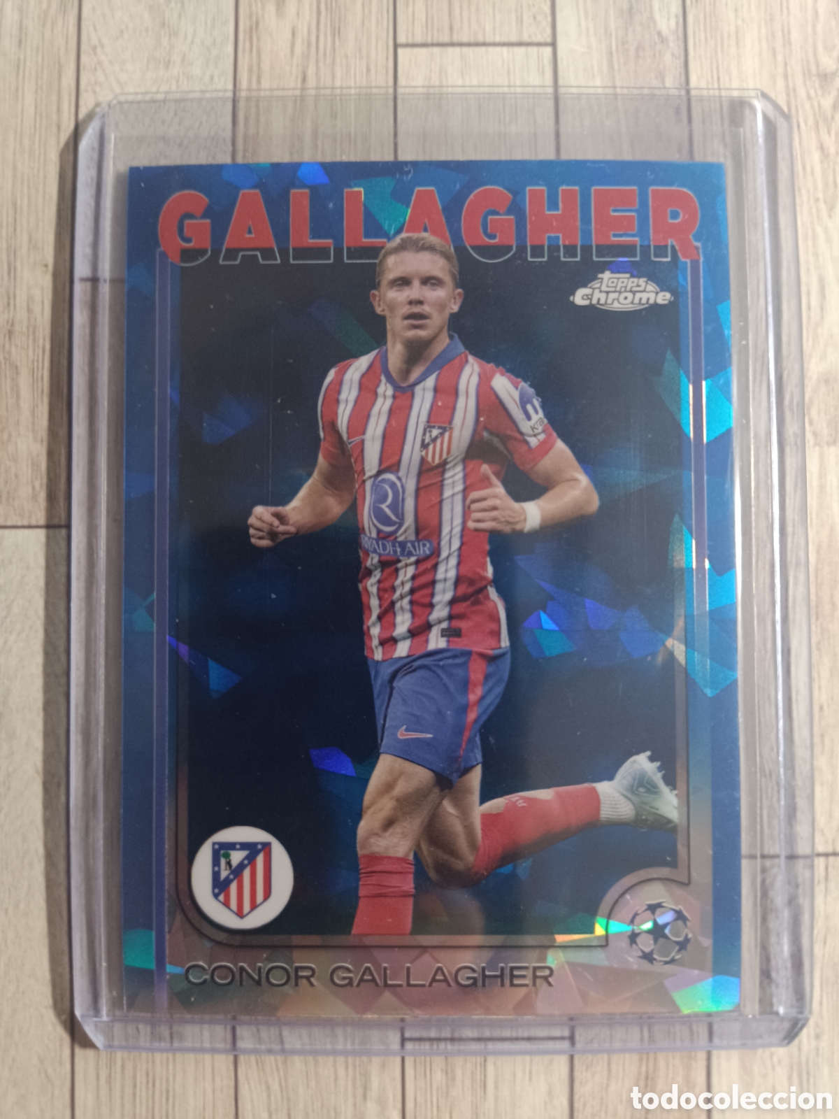Cromos de f&uacute;tbol: 35 GALLAGHER ATLETICO MADRID PARALELA CHROME CLUB COMPETITIONS 2024 2025 TOPPS 24 25