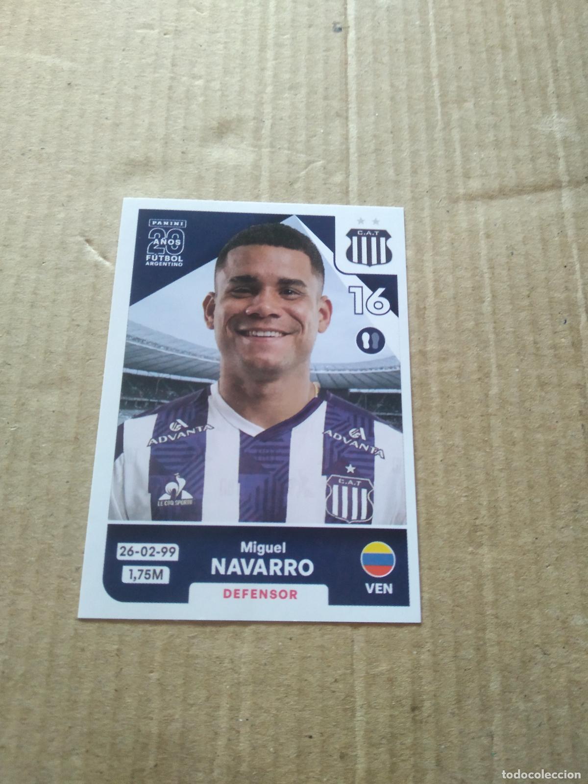Cromos de Futebol: TAL 6 MIGUEL NAVARRO TALLERES CROMO FUTBOL ARGENTINO PANINI LIGA ARGENTINA 2025