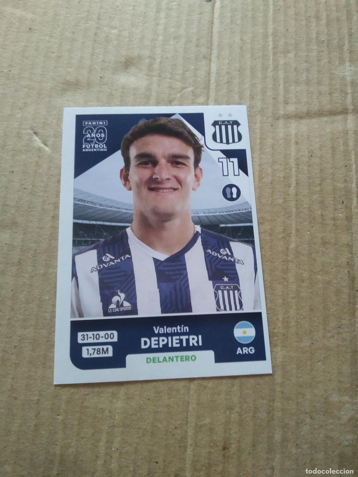 Cromos de F&uacute;tbol: TAL 17 VALENTIN DEPIETRI TALLERES CROMO FUTBOL ARGENTINO PANINI LIGA ARGENTINA 2025