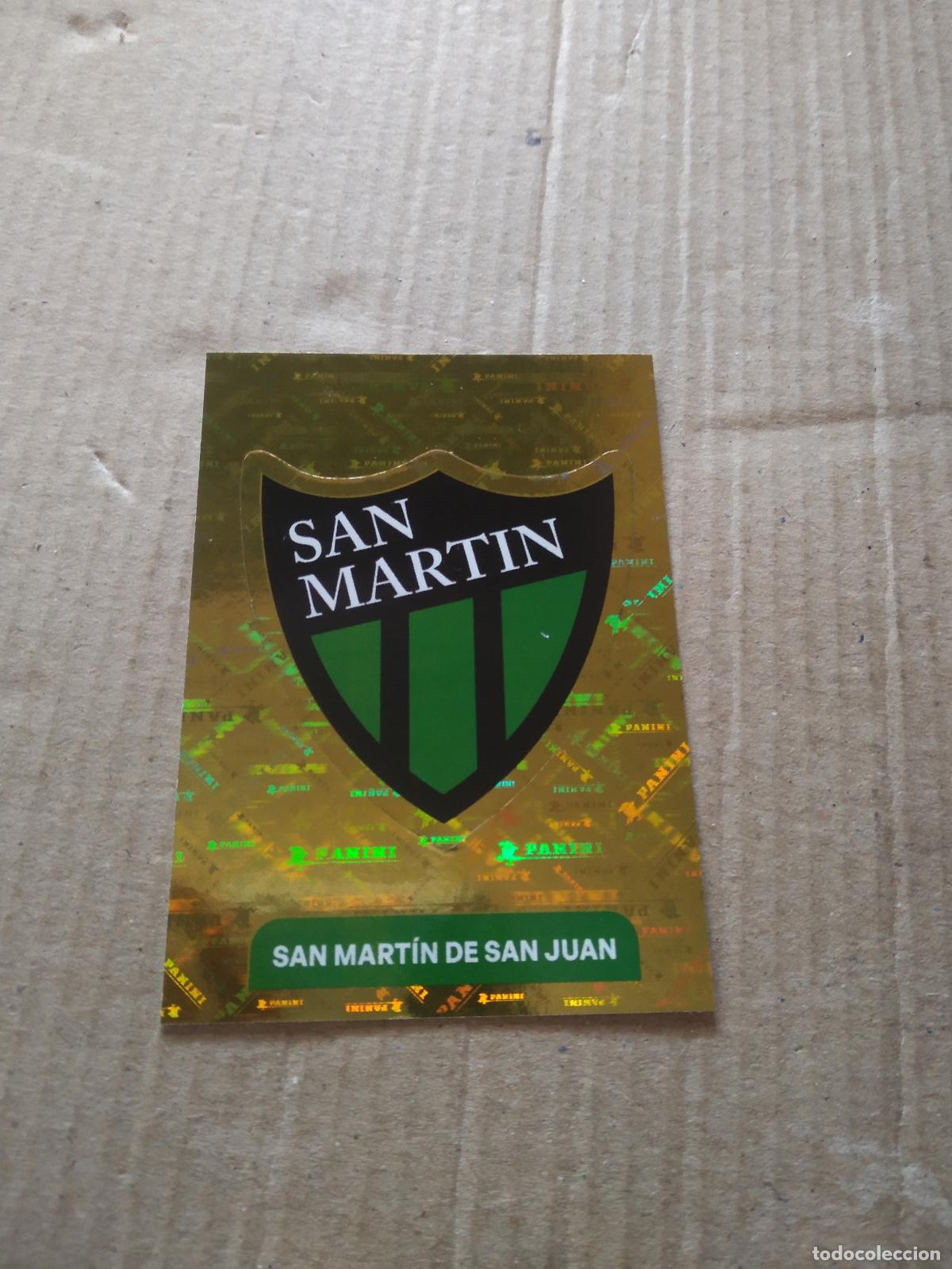 Cromos de F&uacute;tbol: SMA 1 ESCUDO SAN MARTIN CROMO FUTBOL ARGENTINO PANINI LIGA ARGENTINA 2025