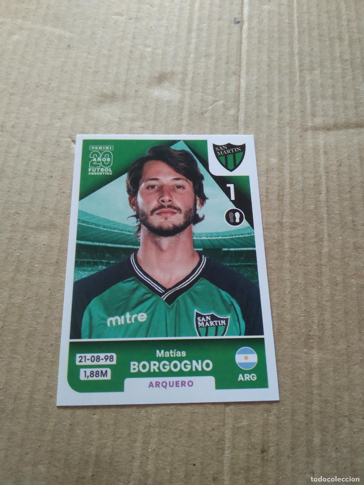 Cromos de F&uacute;tbol: SMA 2 MATIAS BORGOGNO SAN MARTIN CROMO FUTBOL ARGENTINO PANINI LIGA ARGENTINA 2025