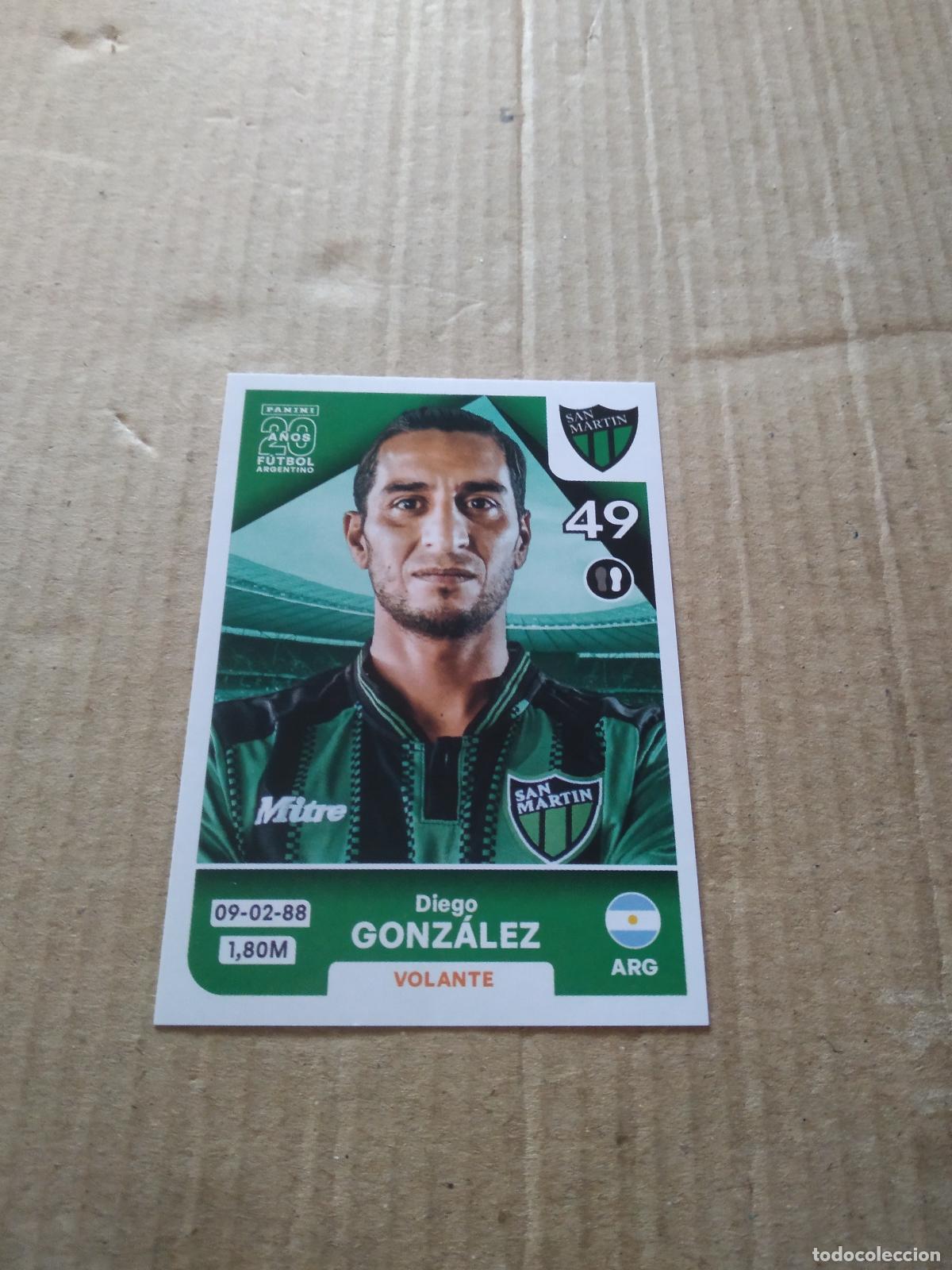 Cromos de F&uacute;tbol: SMA 9 DIEGO GONZALEZ SAN MARTIN CROMO FUTBOL ARGENTINO PANINI LIGA ARGENTINA 2025