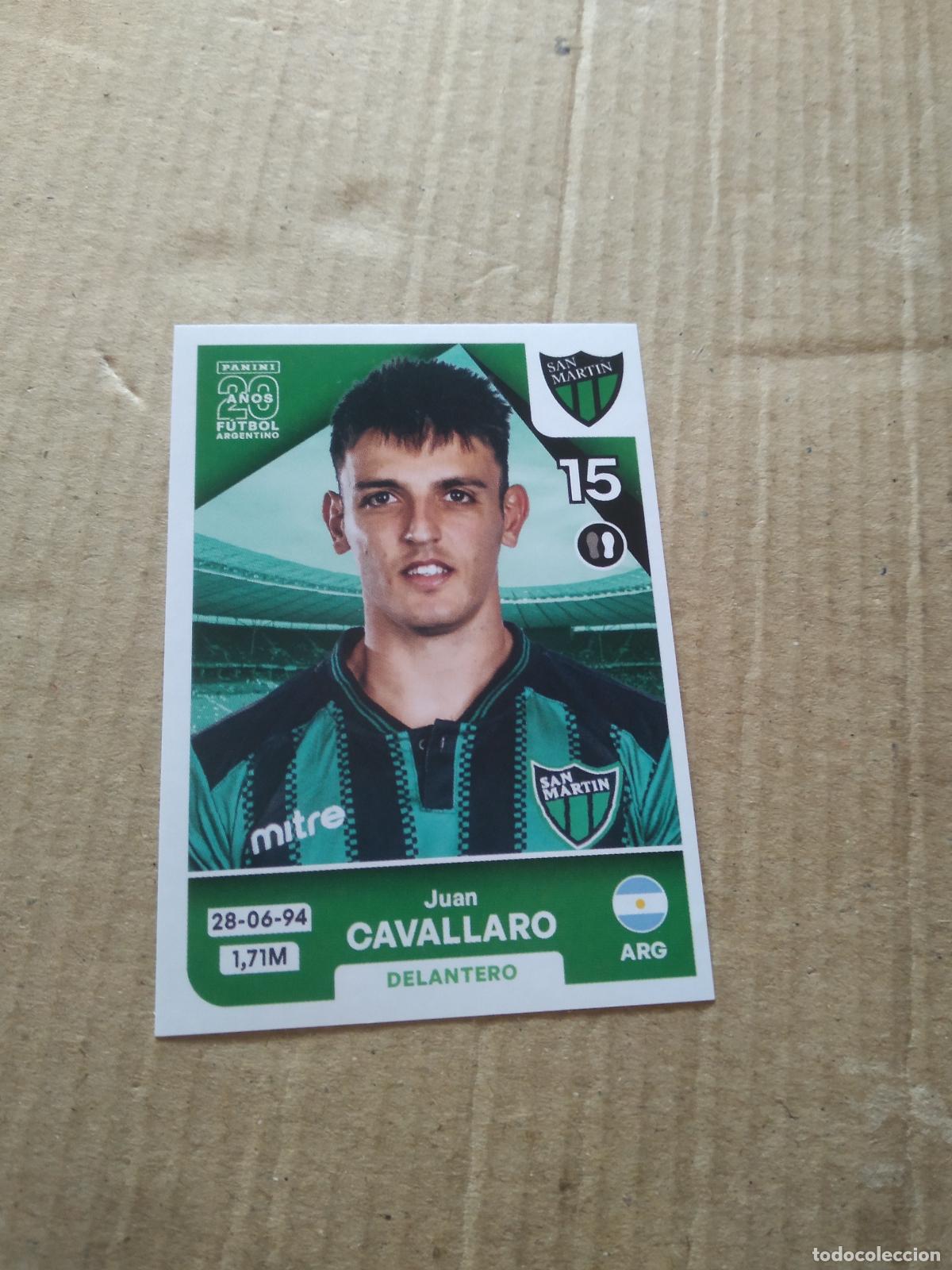 Cromos de F&uacute;tbol: SMA 14 JUAN CAVALLARO SAN MARTIN CROMO FUTBOL ARGENTINO PANINI LIGA ARGENTINA 2025