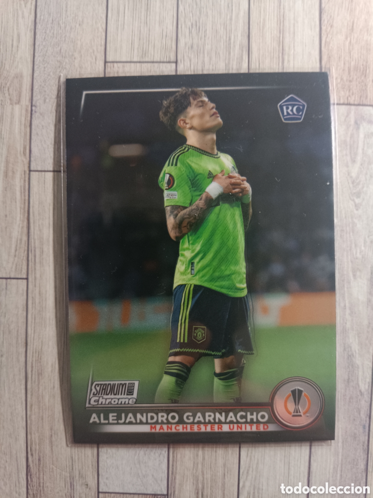 Cromos de F&uacute;tbol: 49 ALEJANDRO GARNACHO ROOKIE MANCHESTER UNITED TOPPS CHROME STADIUM CLUB 2022 2023 22 23