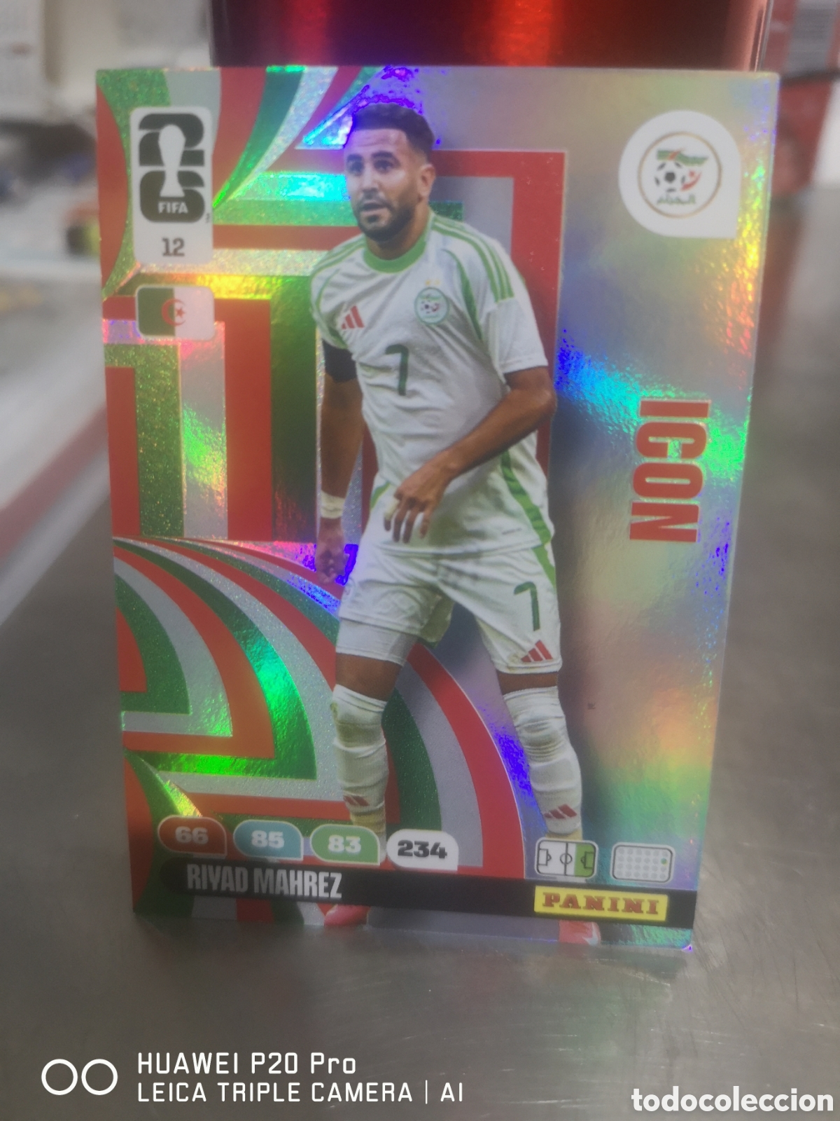 Cromos de F&uacute;tbol: ADRENALYN XL FIFA WORLD CUP 2026 ICON RIYAD MAHREZ 12