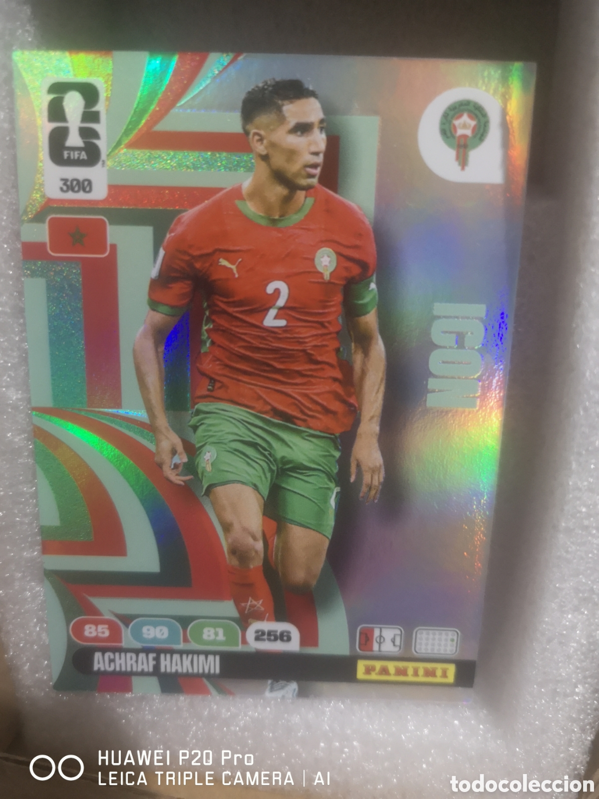 Cromos de F&uacute;tbol: ADRENALYN XL FIFA WORLD CUP 2026 ICON ACHARAF HAKIMI 300 MARRUECOS