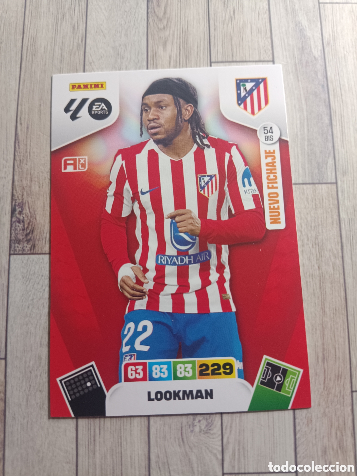 Cromos de F&uacute;tbol: 54 BIS LOOKMAN ATLETICO DE MADRID NUEVO FICHAJE ADRENALYN XL 2025 2026 PANINI 25 26