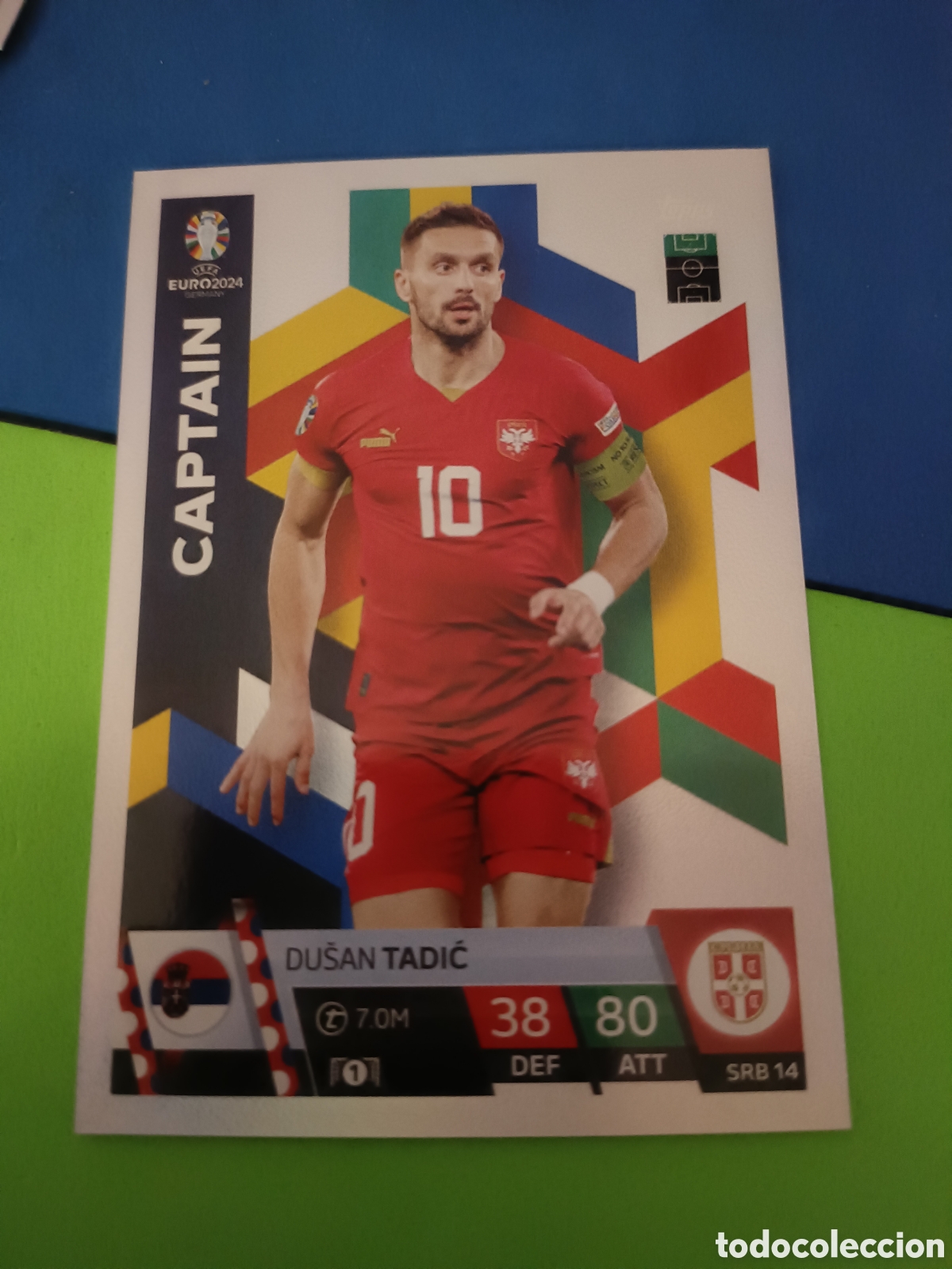 Cromos de F&uacute;tbol: TOPPS MATCH ATTAX UEFA EURO 2024 24 GERMANY EUROCOPA ALEMANIA - SRB 14 Tadic