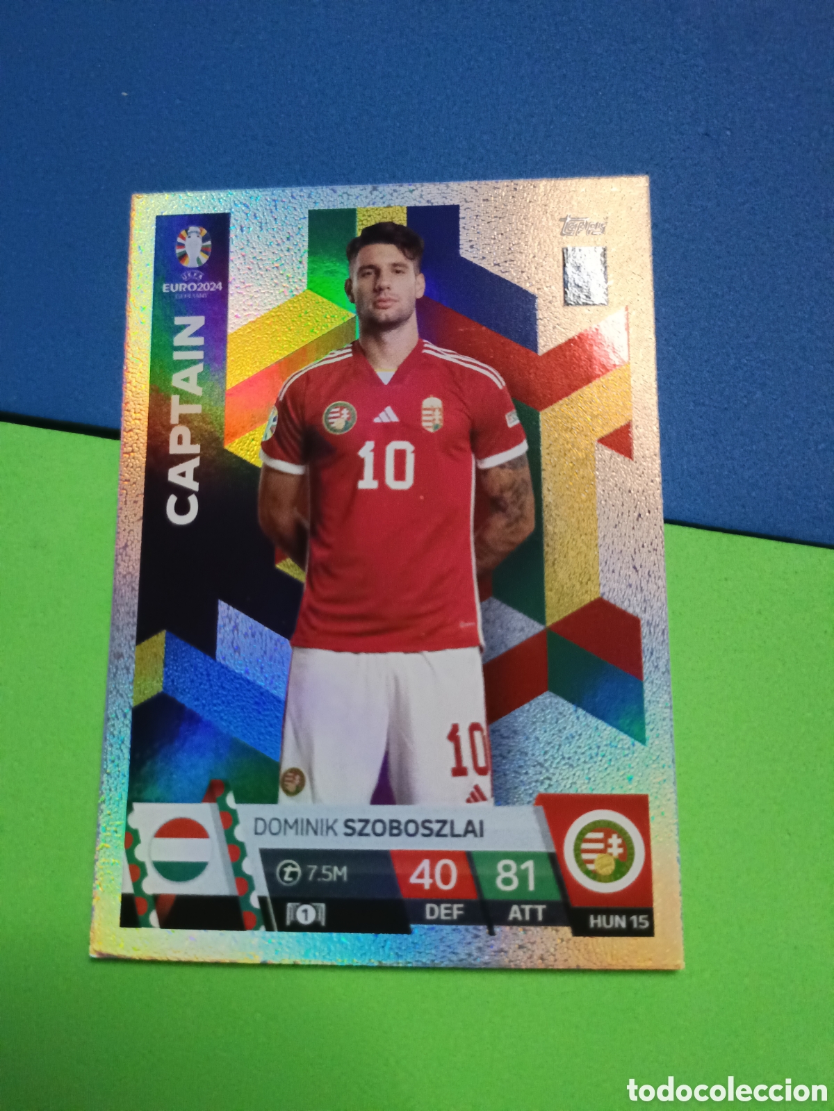 Cromos de F&uacute;tbol: TOPPS MATCH ATTAX UEFA EURO 2024 24 GERMANY EUROCOPA ALEMANIA - HUN 15 Szoboszlai