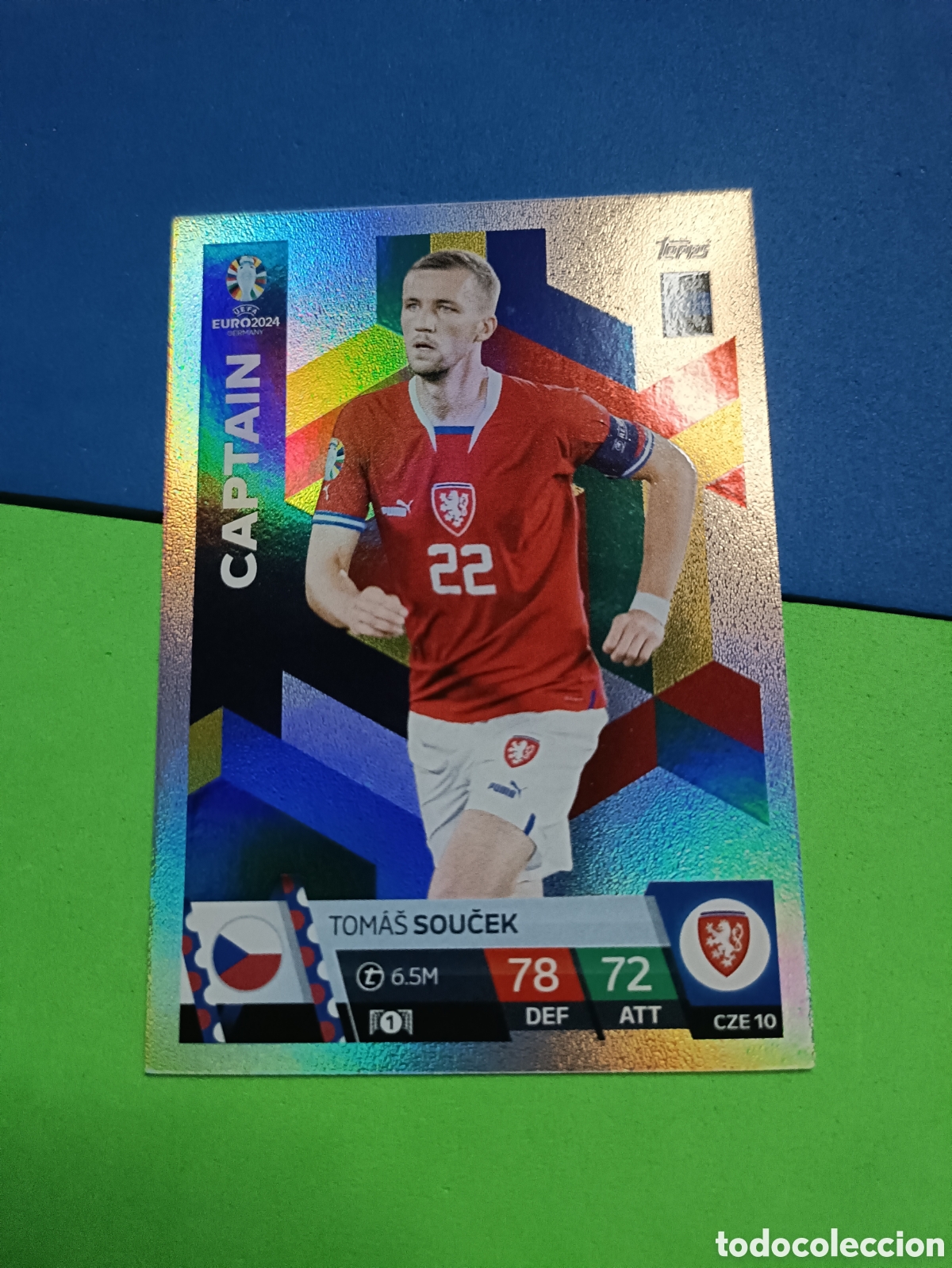 Cromos de F&uacute;tbol: TOPPS MATCH ATTAX UEFA EURO 2024 24 GERMANY EUROCOPA ALEMANIA - CZE 10 Soucek