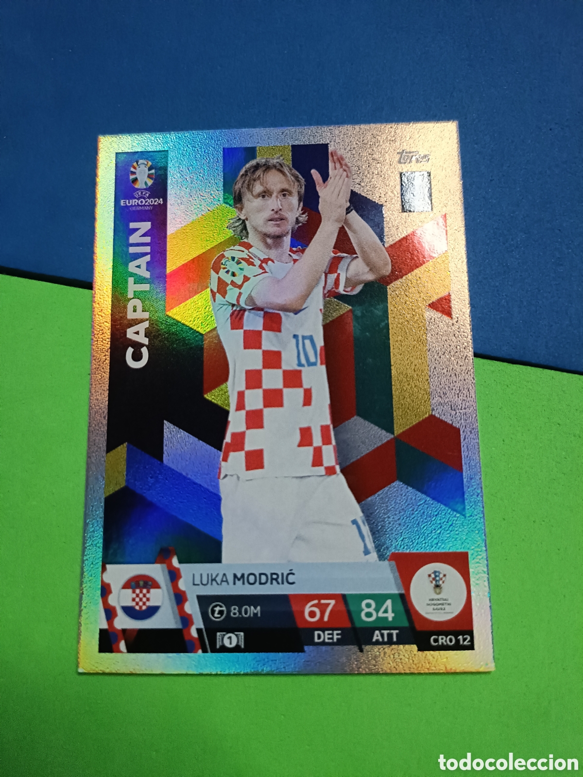 Cromos de F&uacute;tbol: TOPPS MATCH ATTAX UEFA EURO 2024 24 GERMANY EUROCOPA ALEMANIA - CRO 12 Modric