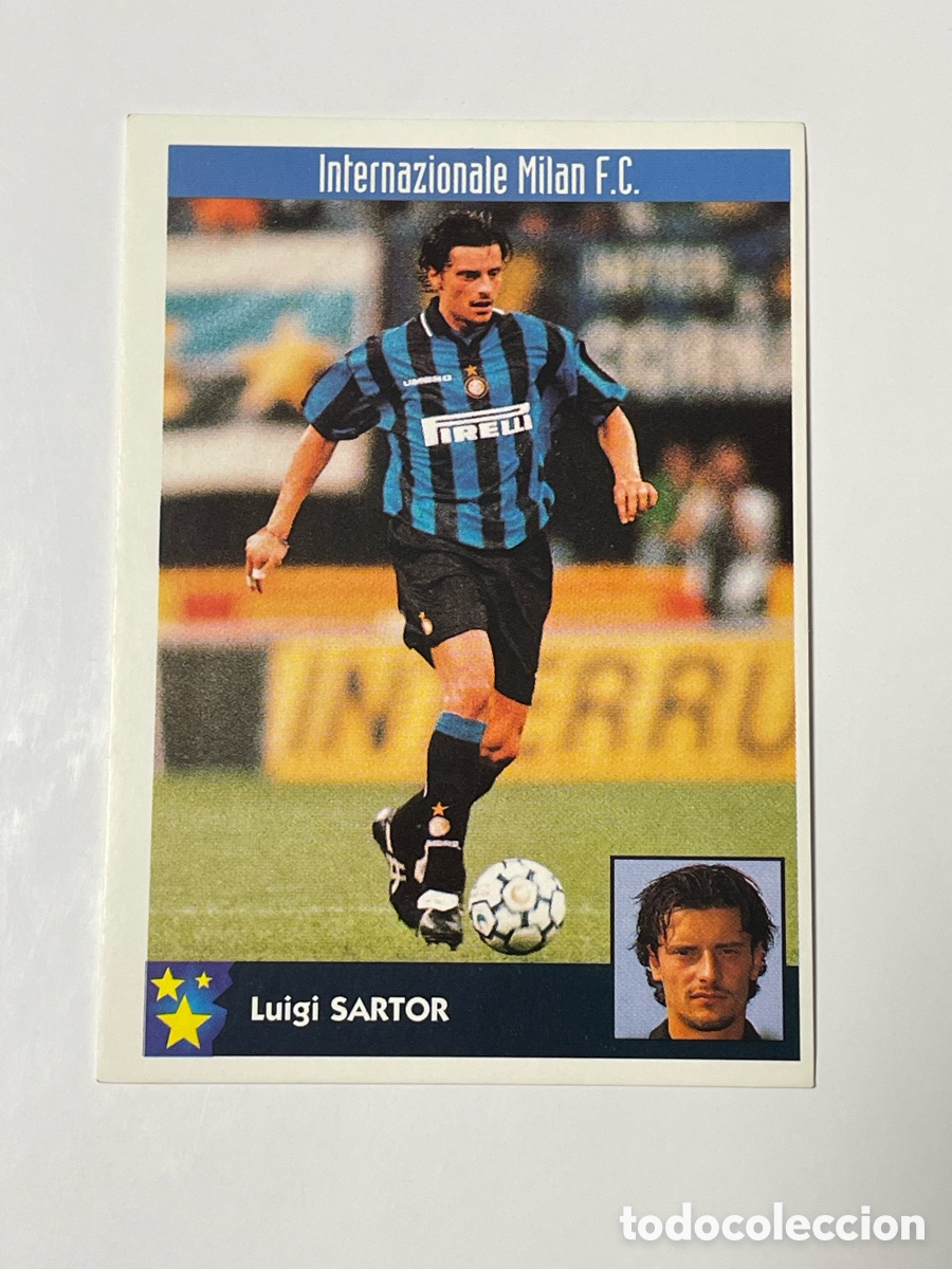 Cromos de F&uacute;tbol: Luigi Sartor Inter de Mil&aacute;n Panini Los mejores equipos de Europa 1997/98 #123