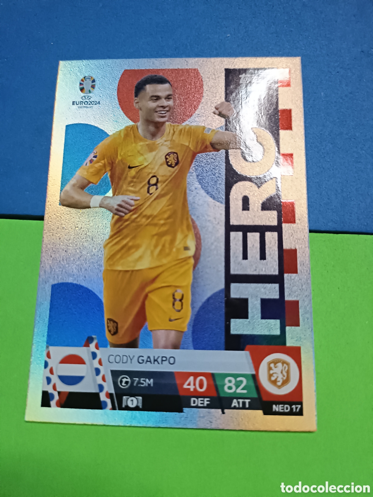 Cromos de F&uacute;tbol: TOPPS MATCH ATTAX UEFA EURO 2024 24 GERMANY EUROCOPA ALEMANIA - NED 17 Gakpo