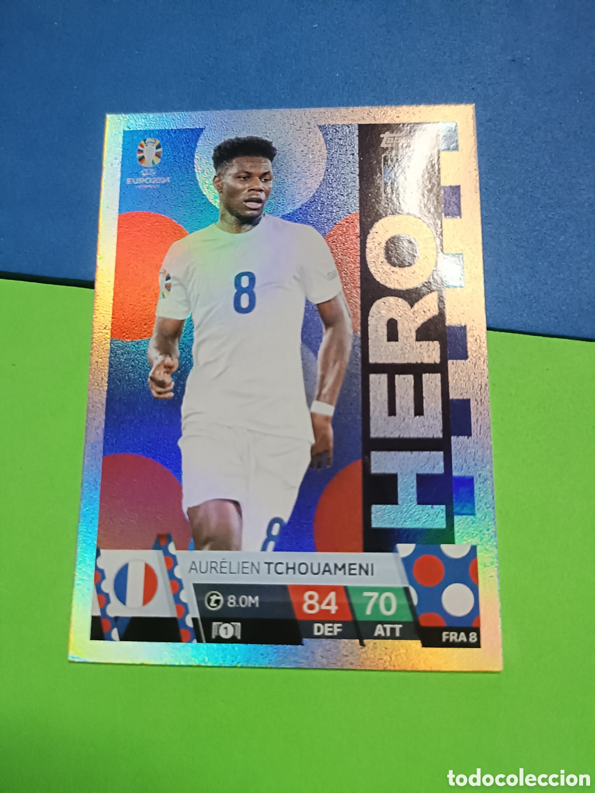 Cromos de F&uacute;tbol: TOPPS MATCH ATTAX UEFA EURO 2024 24 GERMANY EUROCOPA ALEMANIA - FRA 8 Tchouameni