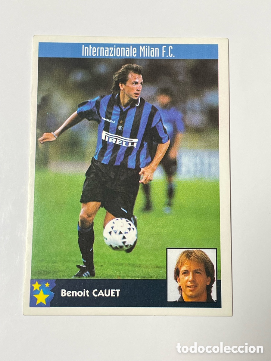 Cromos de F&uacute;tbol: Benoit Cauet Inter de Mil&aacute;n Panini Los mejores equipos de Europa 1997/98 #126