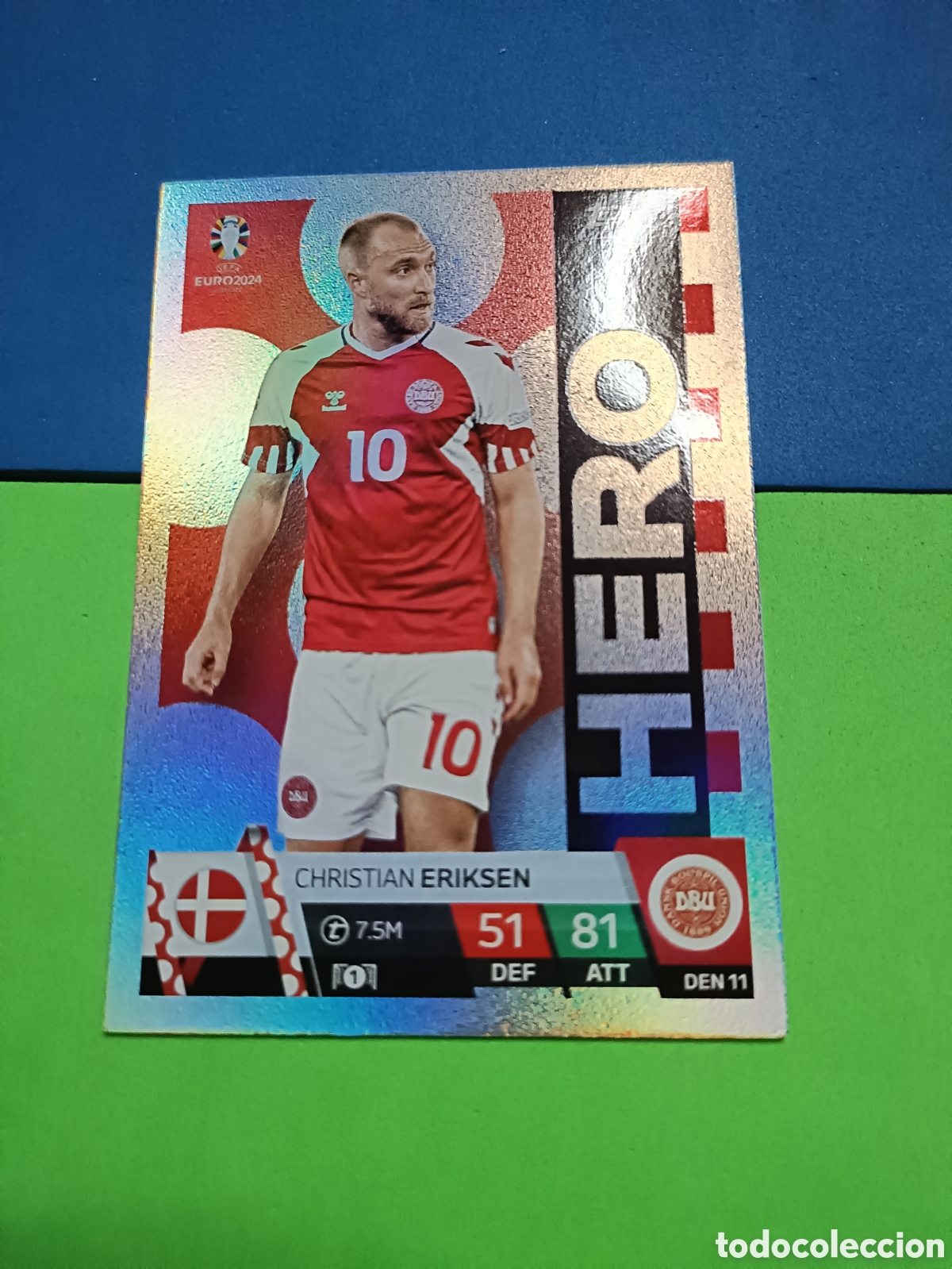 Cromos de F&uacute;tbol: TOPPS MATCH ATTAX UEFA EURO 2024 24 GERMANY EUROCOPA ALEMANIA - DEN 11 Eriksen