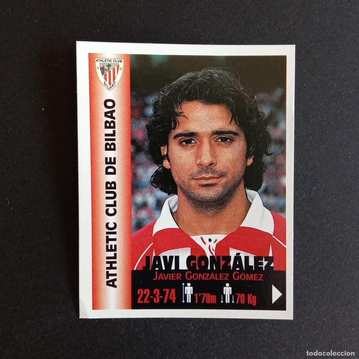 Cromos de F&uacute;tbol: CROMO EQUIPOS DE EUROPA 1999 PANINI 28 JAVI GONZALEZ ATHLETIC BILBAO NUNCA PEGADO