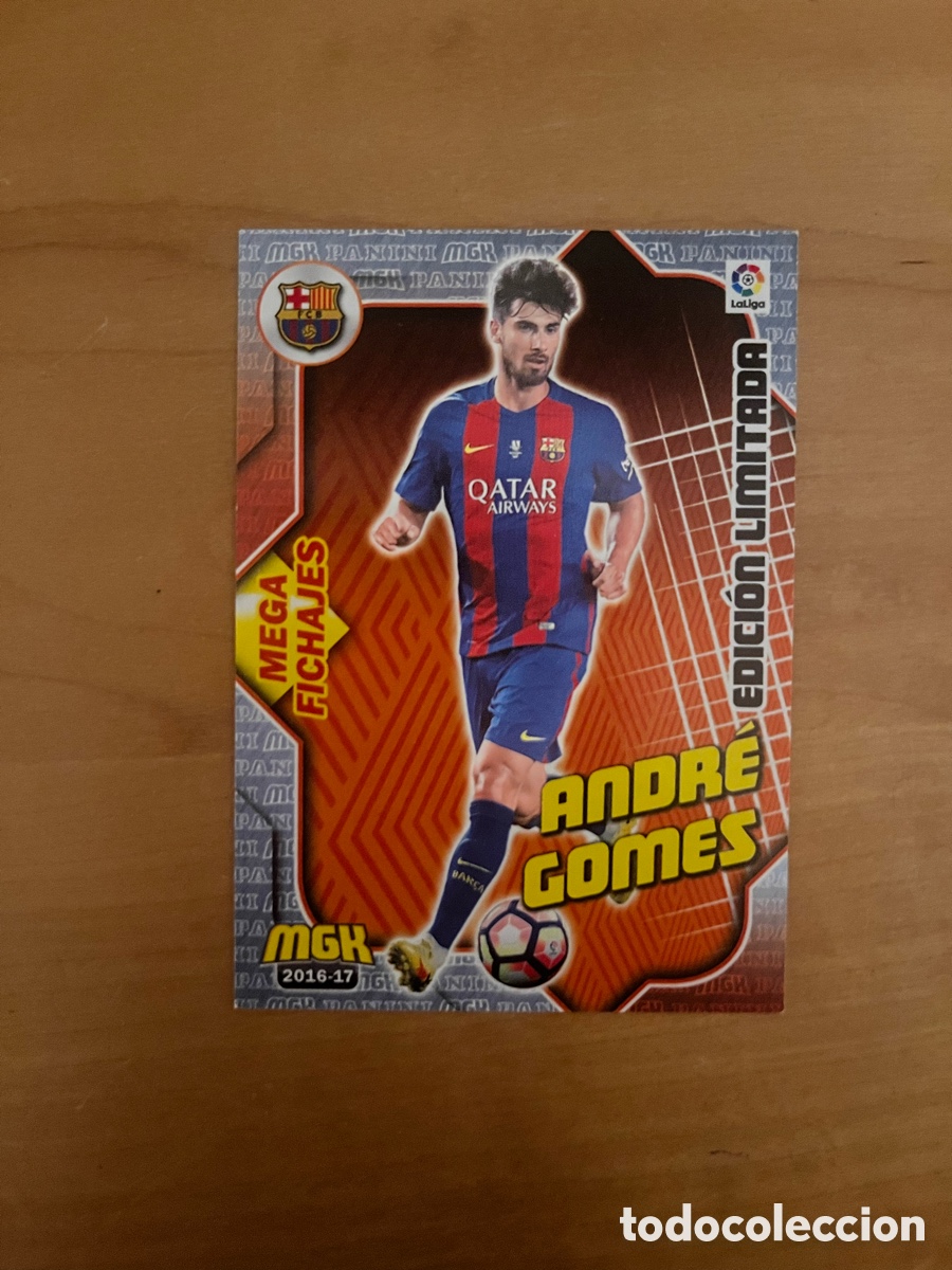 Cromos de F&uacute;tbol: MEGACRACKS 16/17 ANDR&Eacute; GOMES EDICI&Oacute;N LIMITADA