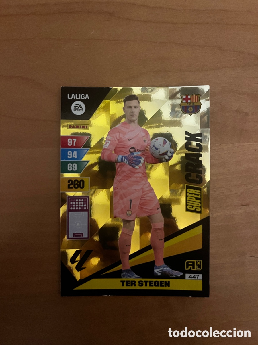 Cromos de F&uacute;tbol: ADRENALYN XL 23/24 TER STEGEN SUPER CRACK 447