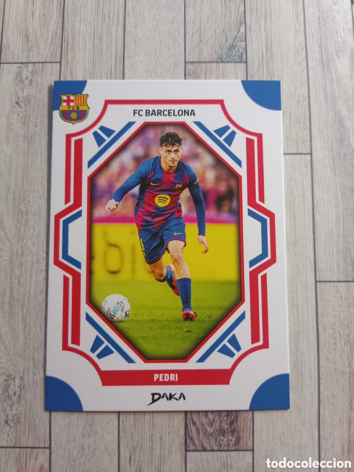 Cromos de F&uacute;tbol: FCB 7-B PEDRI BASE DAKA TOP AUDIENCE BARCELONA 2025 2026 25 26
