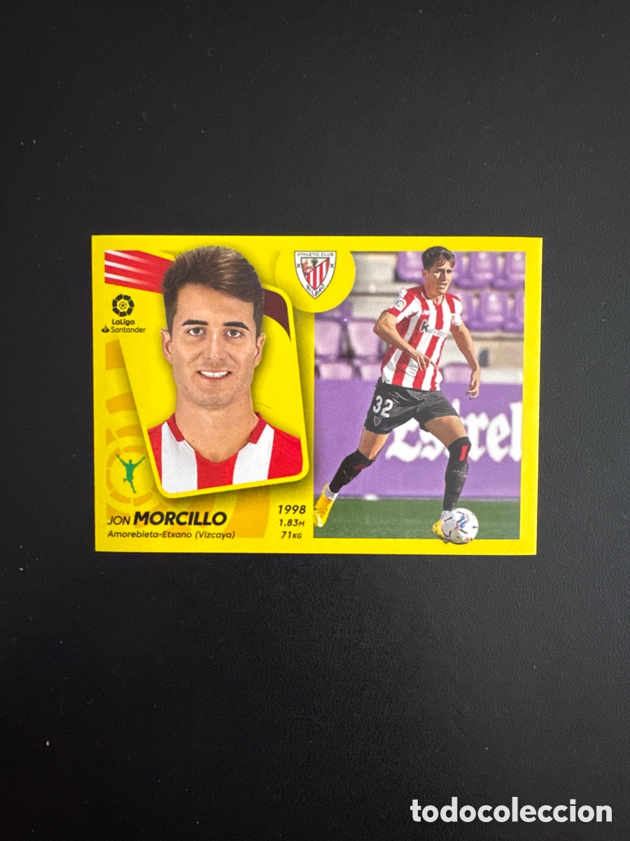 Fu&szlig;ball-Sticker: MORCILLO ATHLETIC DE BILBAO N&Uacute;MERO 19B LIGA ESTE 2021 2022