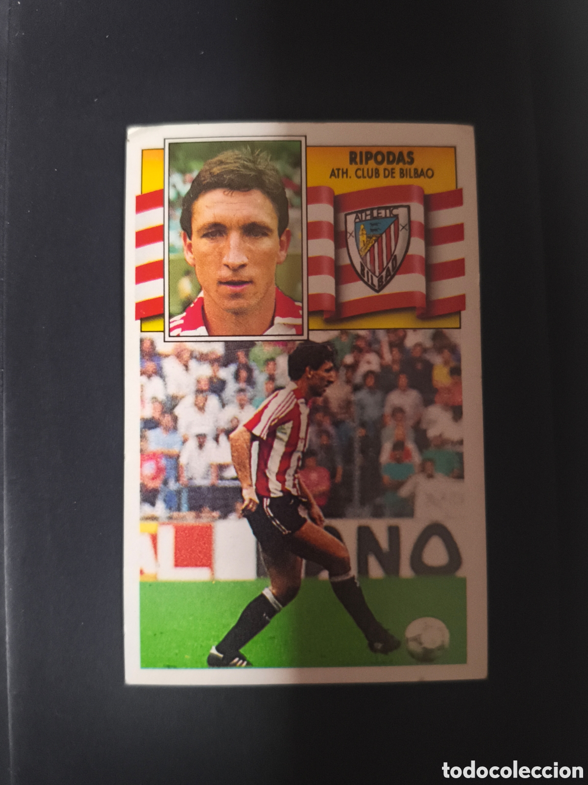 Cromos de F&uacute;tbol: RIPODAS Athletic Club Bilbao Adhesivo Liga Este 1990-1991