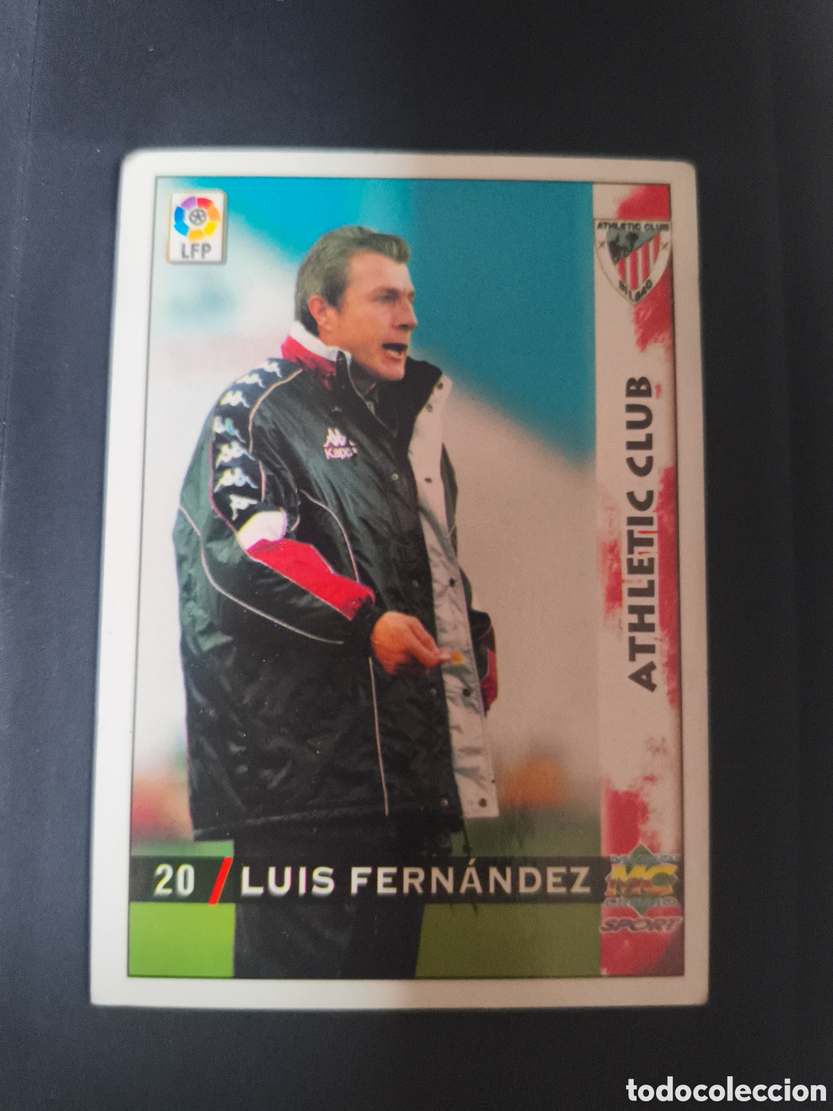 Cromos de F&uacute;tbol: LUIS FERN&Aacute;NDEZ 20 Athletic Club Bilbao 1998-1999 Mundicromo