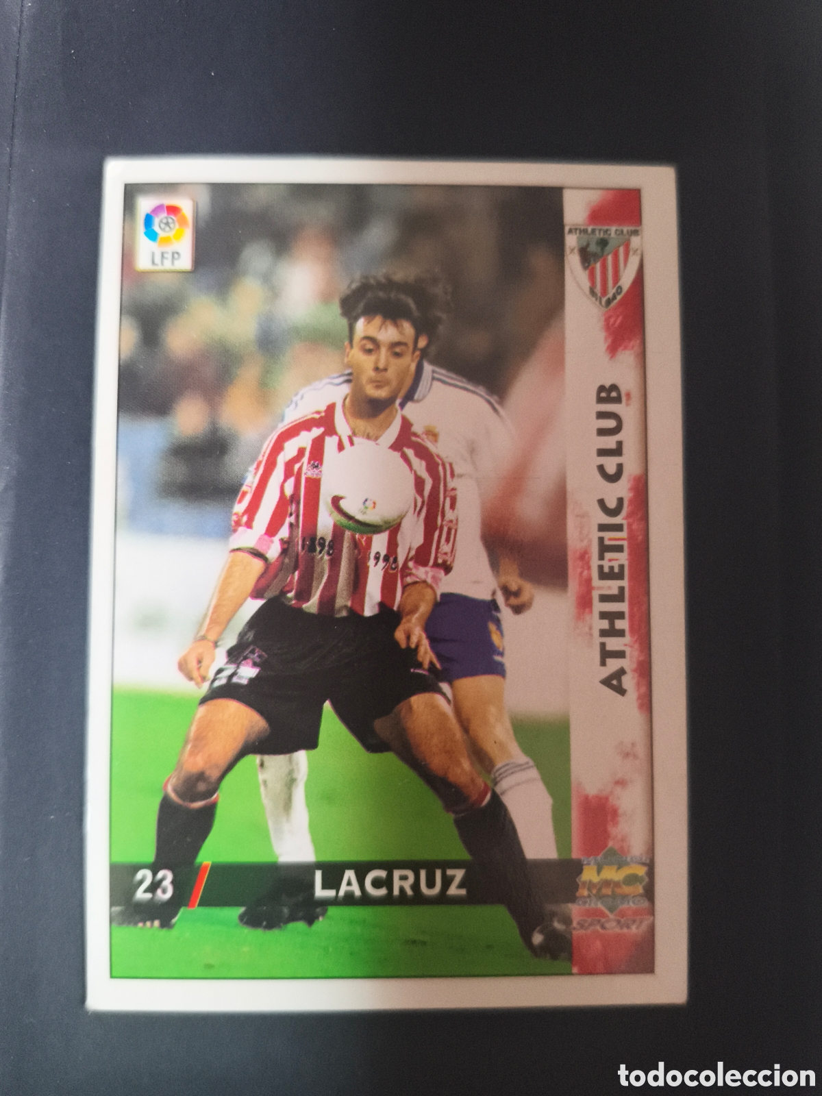 Cromos de Futebol: LACRUZ 23 Athletic Club Bilbao 1998-1999 Mundicromo